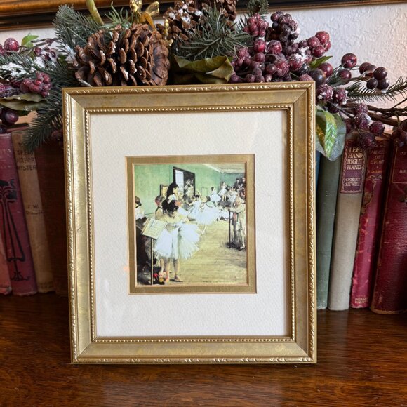 Vintage Framed French Artist Degas "The Dance Class" - Picture 1 of 7